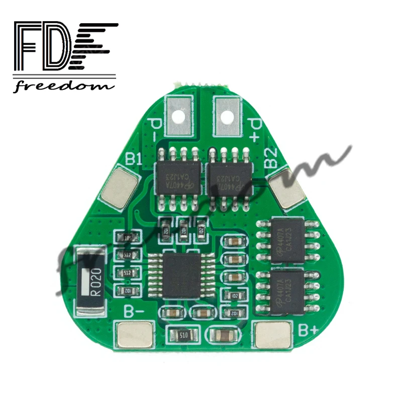 3S 12V 18650 لوح حماية بطارية ليثيوم 11.1V 12.6V FD الشحن الزائد الإفراط في التفريغ حماية 8A 3 خلية حزمة ليثيوم أيون BMS PCM PCB #2