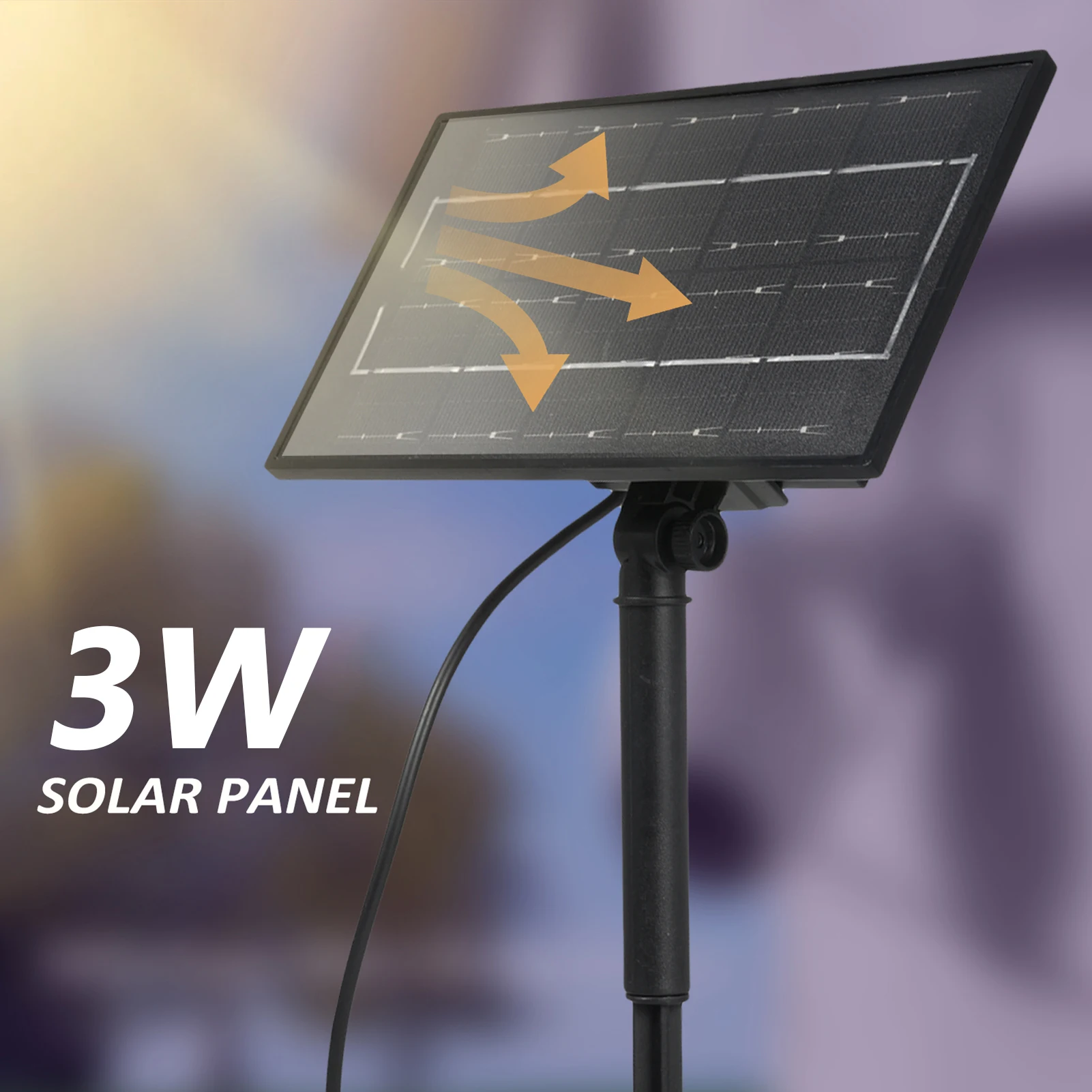 ضوء نافورة شمسية مع جهاز تحكم عن بعد وإضاءة LED ملونة للاستخدام الخارجي لتزيين حوض السمك والحديقة والبركة - شمسي متين