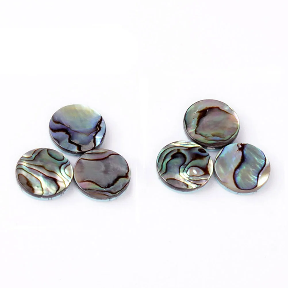 

3Pcs Saxophone Finger Buttons Abalone Shell Small Size Different Patterns Smooth Touch Sax Instrument Accessories Alto Tenor