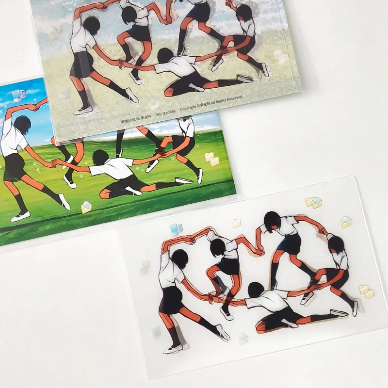 Li Quanyu｜Brave New World Series Lenticular Card Transparent Postcards Y2K Retro Electronic Feel  Peripherals