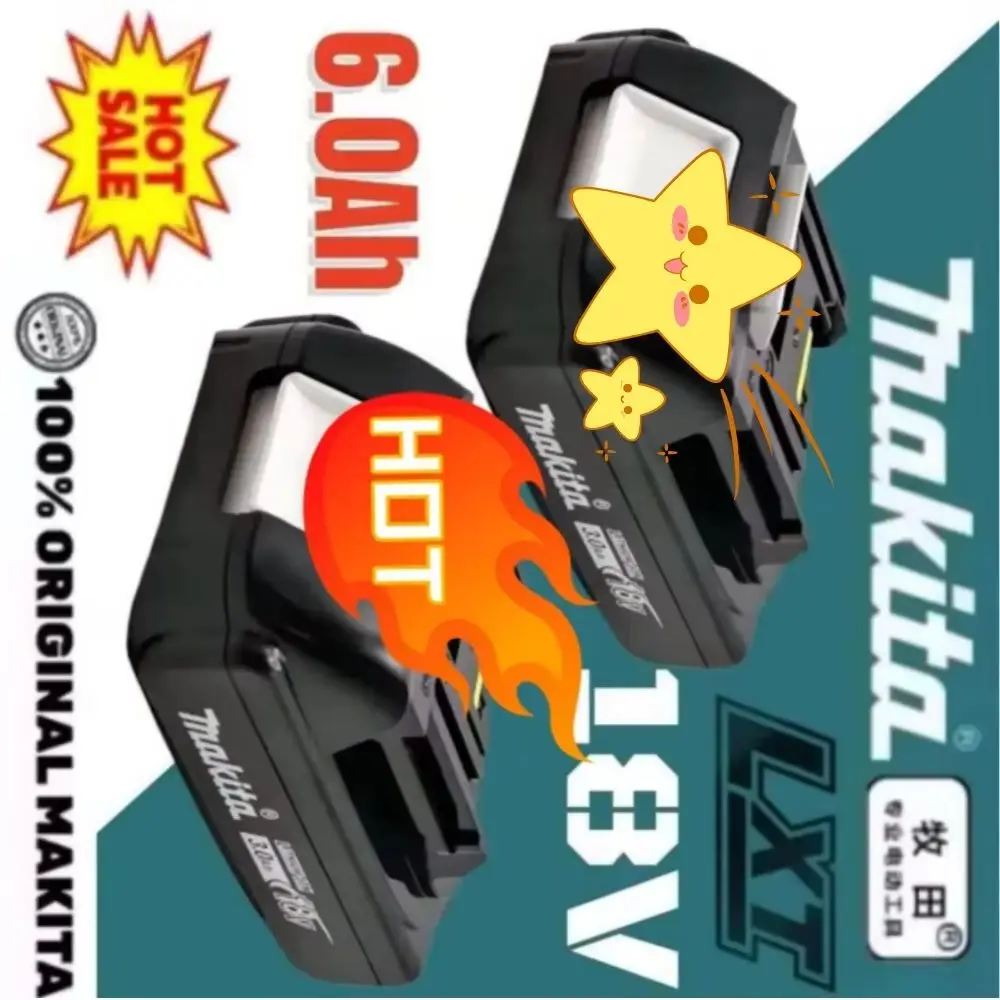 

Makita 18V 3Ah Li-Ion Rechargeable Battery Replacement for 18v Drill Compatible with BL1830 BL1840 BL1850 BL1860B