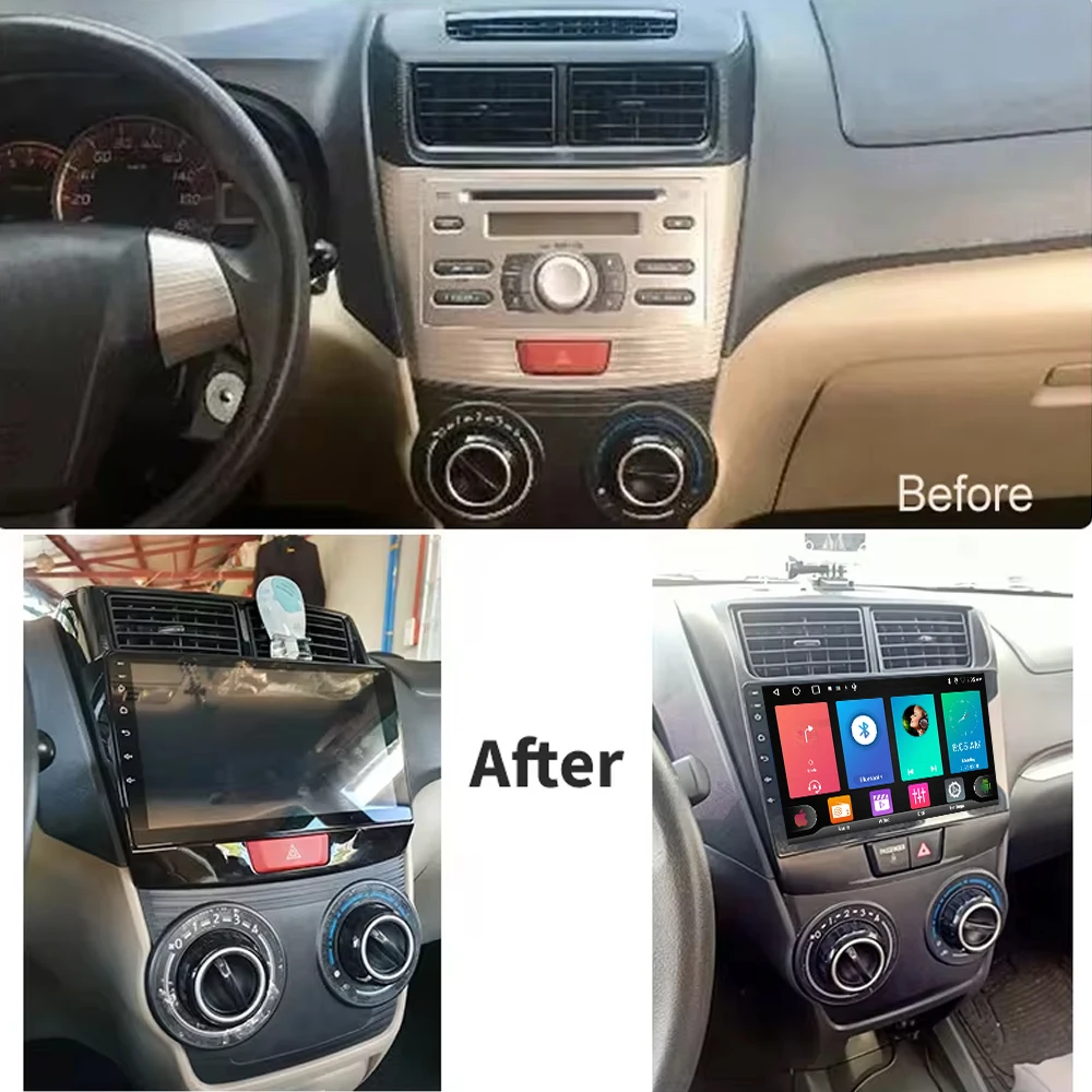 Car Radio Android Auto For TOYOTA Avanza Veloz Daihatsu Xenia 2012-2016 GPS Navigation Multimedia Video Player WIFI No 2din DVD