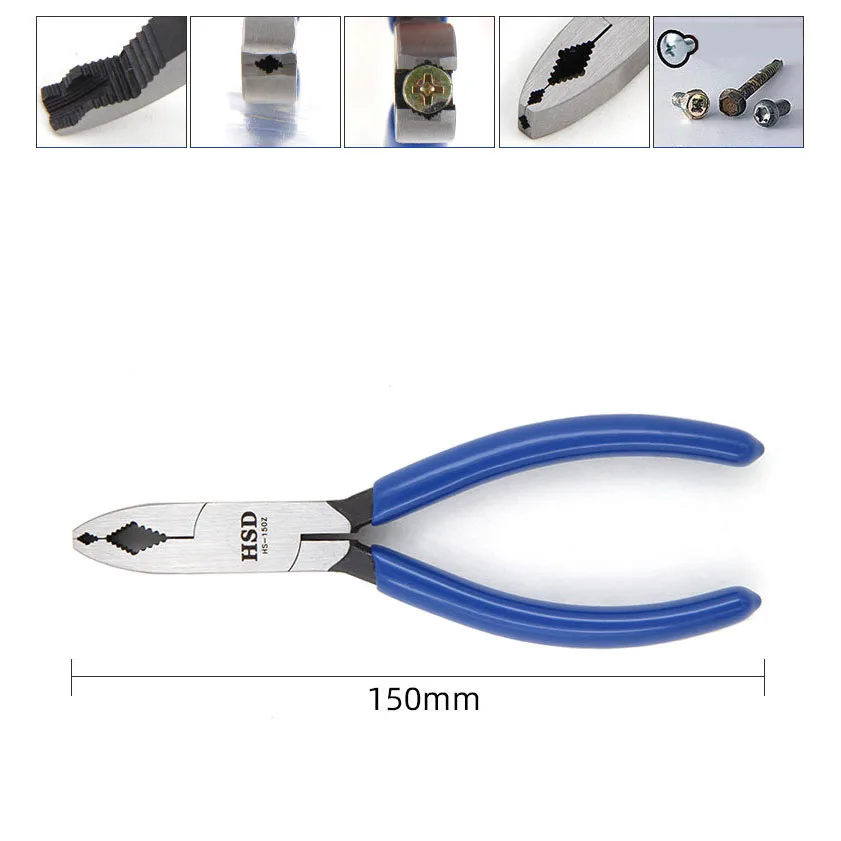 T50 Screw Removal / Extractor Gripping Pliers with Unique Non-Slip Jaws for Quickly Extracting Damaged / Stuck Screws Hand Tool