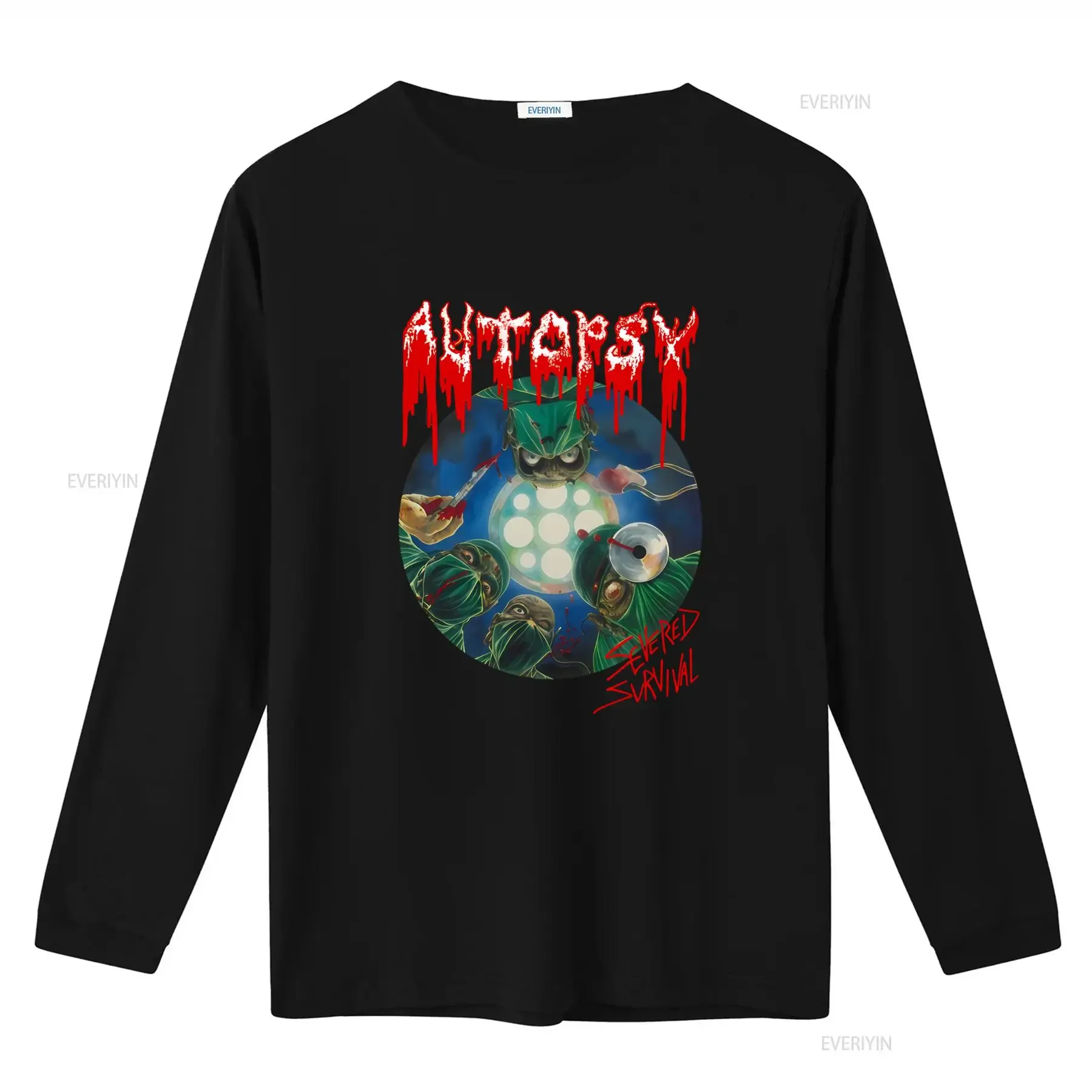 Autopsy American Death Metal Band Inspired T Shirt for Fans S 5XL Severed Survival Design vintage Washed Slightly Comfortable