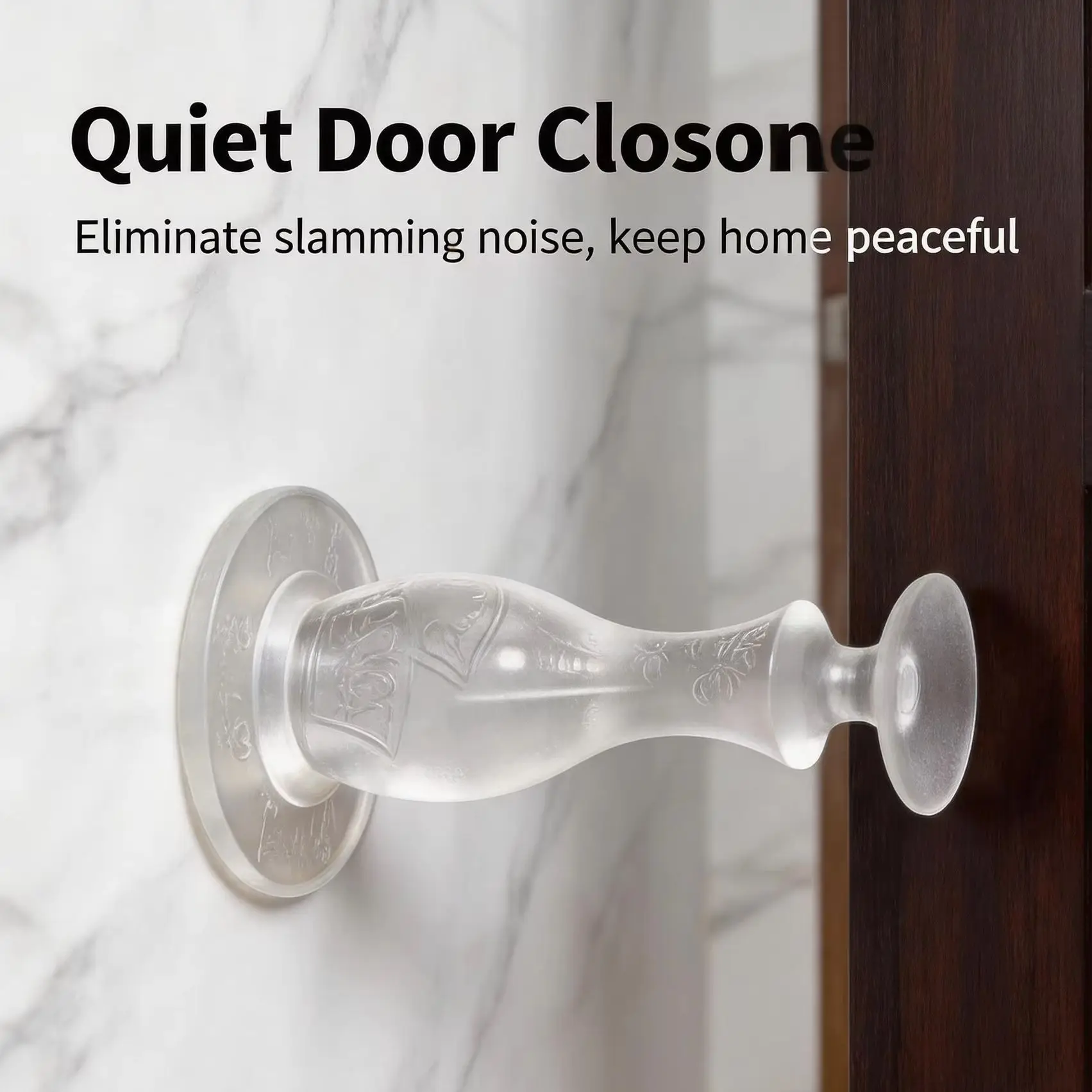 Silicone Door Stopper Door Wall Buffer Mute Anti Collision Pad Non-punch Wall Protection Door Stop Bumper Home Improvement