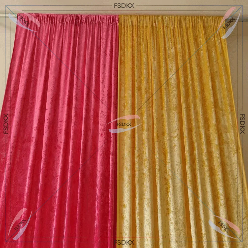 

Modern Style Luxury Velvet Curtains Coloful Wholesale Custom Window Drapes for Living Room Home and Hotel Use