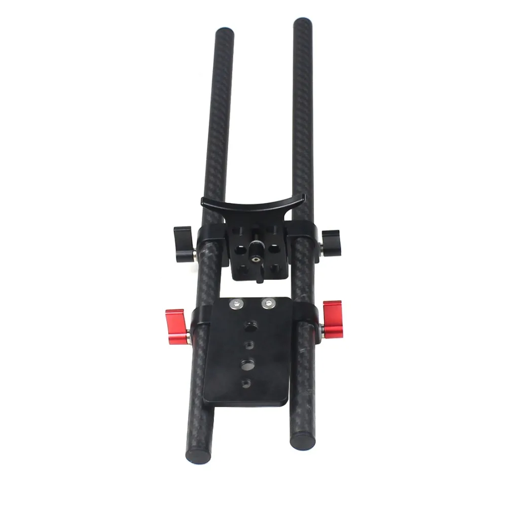 2 Stück 10cm 25cm 30cm 40cm Carbonfaserrohr mit 15mm Teleobjektivhalterung für Rig-Schienen-Klemmsystem Follow Focus SLR-Kameras – Detail 25