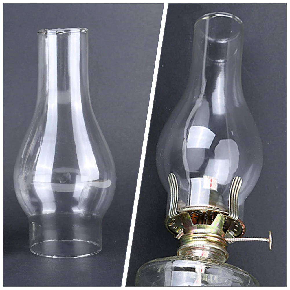 

Glass Lampshade Kerosene Lantern Chimney Parts Halloween Kerosine Globe Globes for Oil