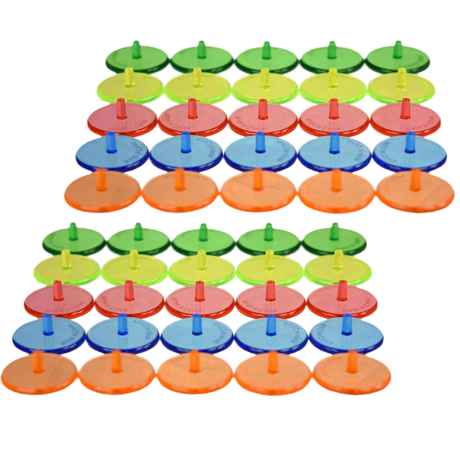 

100Pcs Transparent Round Golf Ball Position Markers Stable Alignment Marking Tools Golf Accessories for Accurate Placement