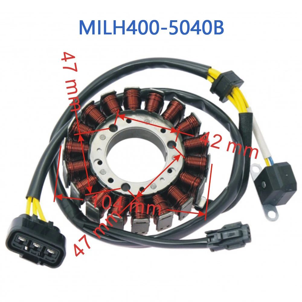 LH400-5040B linhai yp400 18 pol stator assy für linhai yamaha keeway jinlang feishen scooter atv