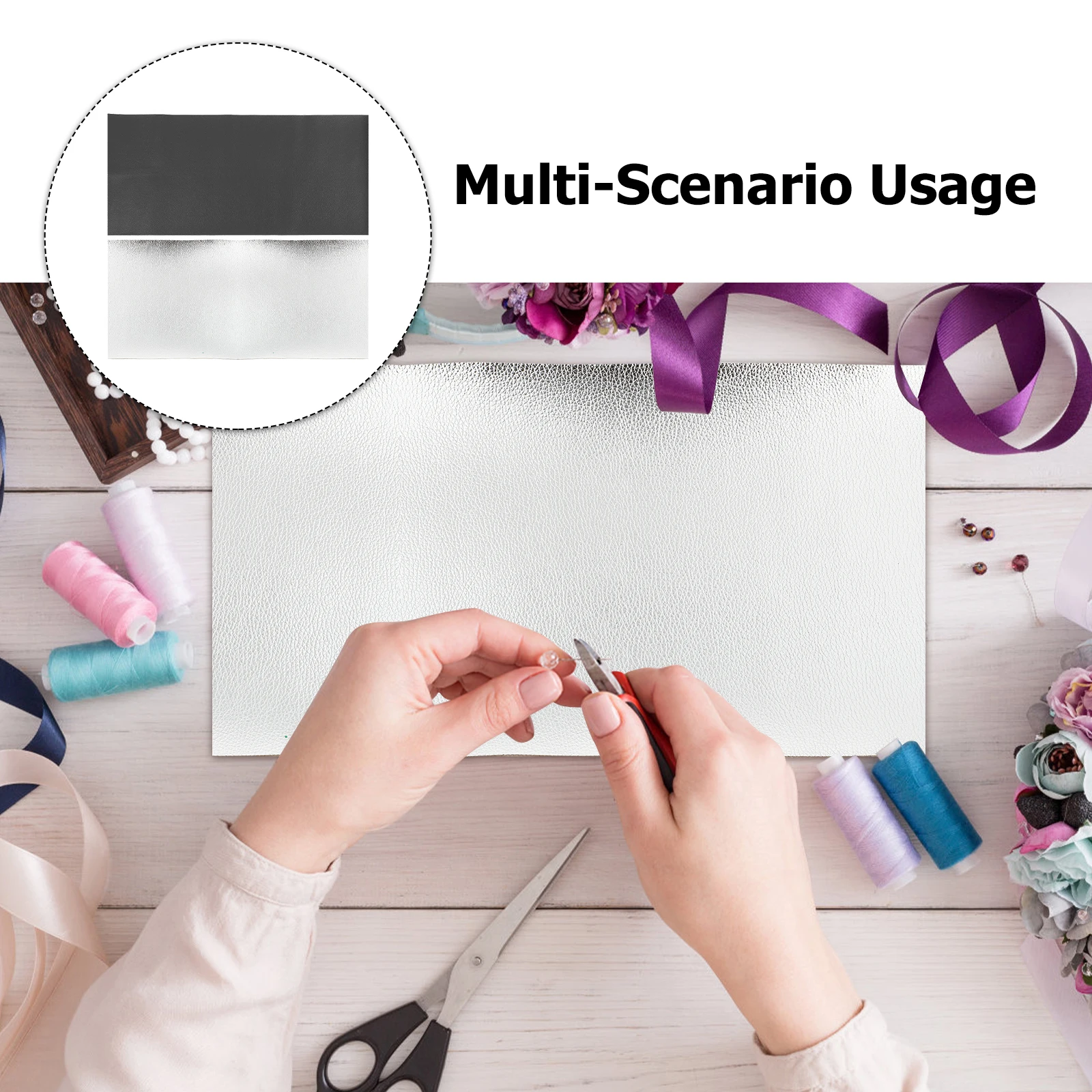 

2 Pcs Fabric DIY Accessories Practical Sewing Material Artificial For Craft Projects Jewelry Making