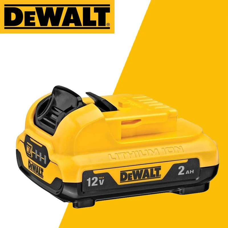 DEWALT Original DCB122 12V 2.0Ah Lithium-ion Batteries Rechargeable Stable Output High Lifespan Battery Power Tool Accessories