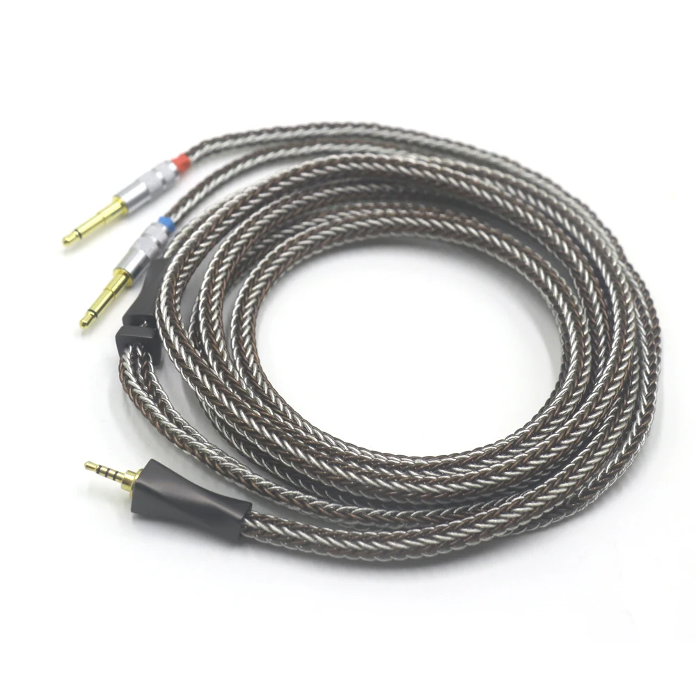 16 Core Single Crystal Copper + Pure Silver Upgrade XLR/3.5/4.4mm Cable For Final Audio D8000 AFDS D8000 Pro D7000 Headphone