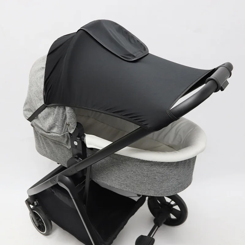 Universal Stroller Canopy Cover Sun Rain Shield for Reversible Prams Elevated Sun Shade Baby Protector Strollers Accessories