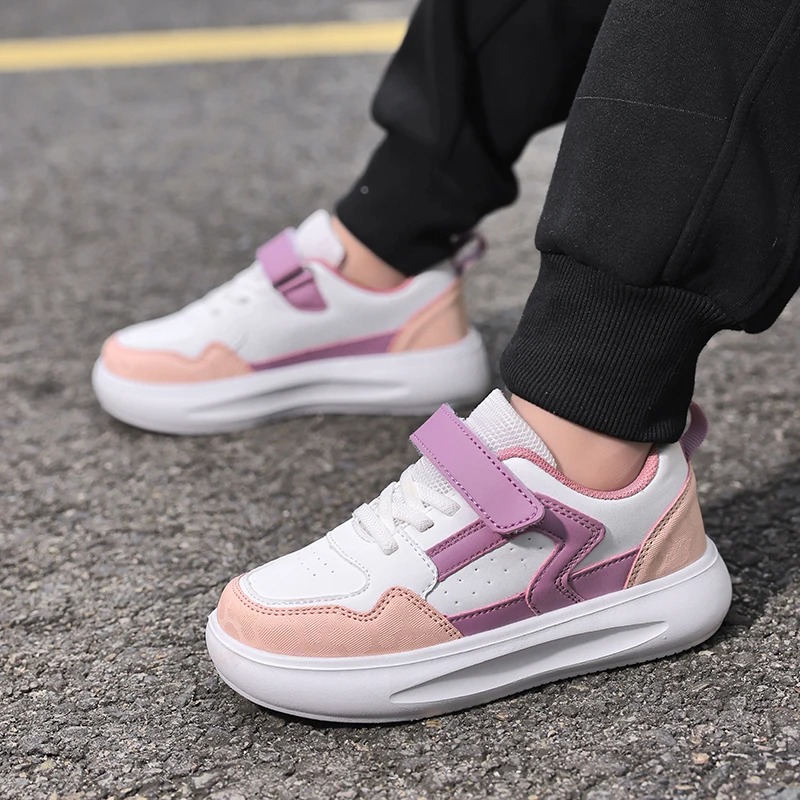 

Autumn and Winter New Boys' and Girls' Running Shoes Velcro Children's Sports Shoes Low cut Sports Shoes