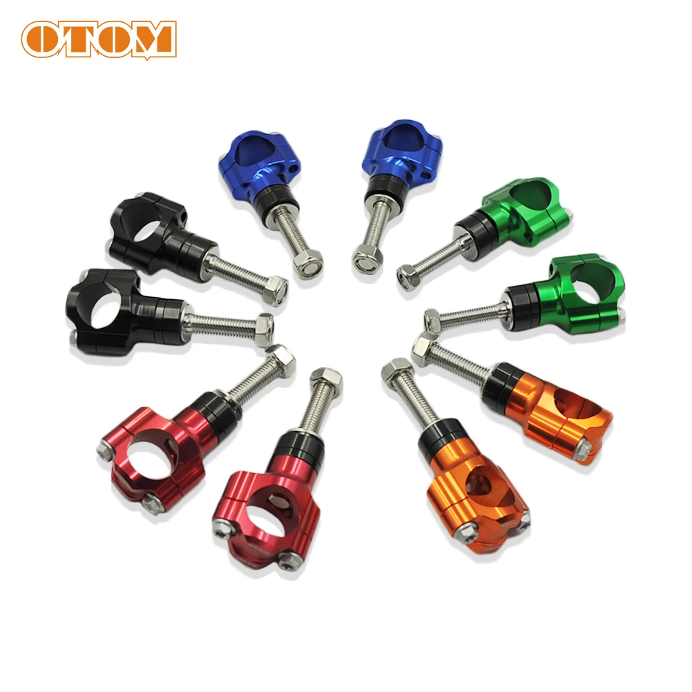 Motorcycle Accessories M10 Handlebar Clamp CNC Aluminum Alloy Adjustable Riser 1 1/8\