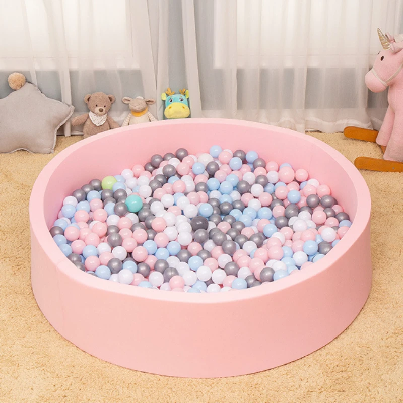 INS 130CM Baby Round Ocean Ball Pool Pit Indoor Playground Soft Toys Children\'s Playpen Fence Kids Safety Barrier Decor Gift