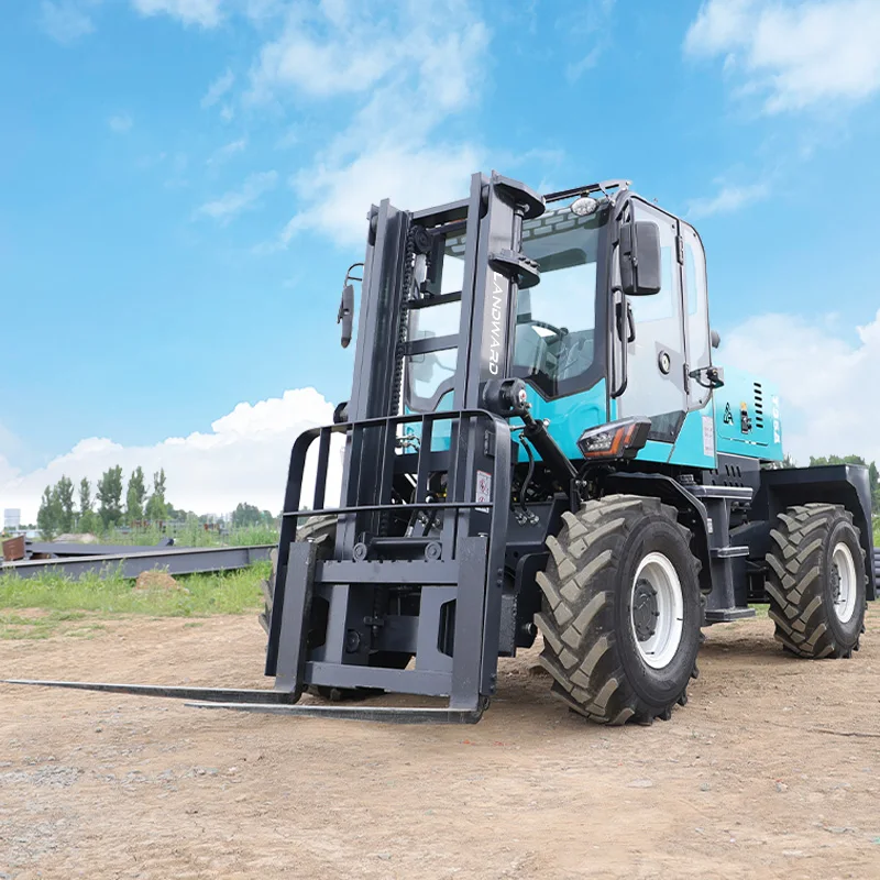 Forklift Supplier Customized 2 Ton Loading And Unloading Lifting And Handling Off-Road Forklift Hydraulic All-Terrain Forklift