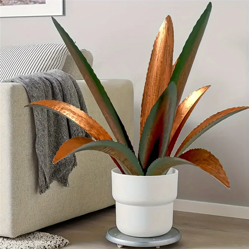 AS94-1 PCS Tequila Rustic Sculpture, DIY Metal Agave Plant, Random Color Home Decor, Indoor And Outdoor B