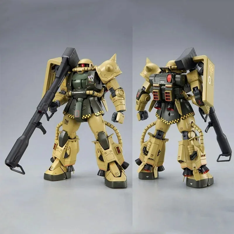 Bandai Box MG 1/100 MS-06R-1 ZAKU2 ПРИНЦИПЛИЧЕСТВА ЗЕОНА BRENISS OX'S CUSTOM Аниме Полная сборная фигурка Модель игрушки Giftkids