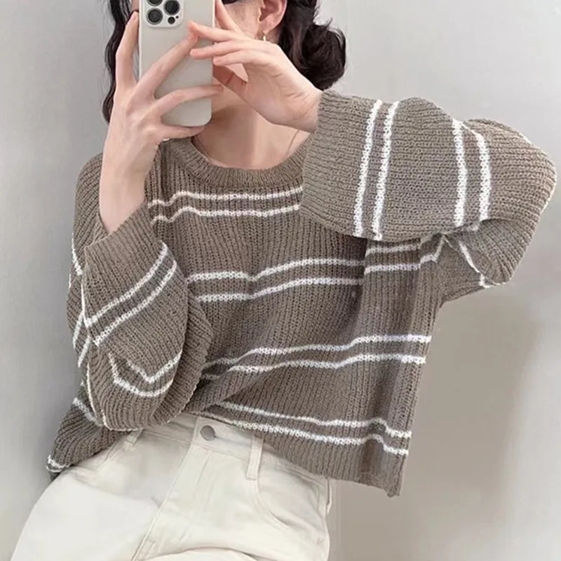 Thumbnail 4 - #55 Latest Cropped Knit Sweaters Offers