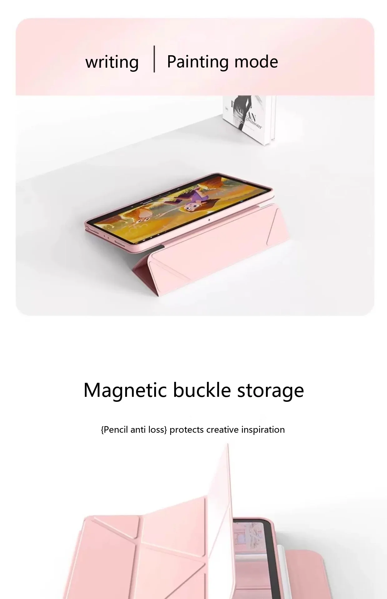 Für Xiaomi Pad Redmi Pad 12,4 12,1 11 10,6 9,7 Zoll Silikon Magnetische Stoßfeste Sleep-Wake-Hülle – Detail 7