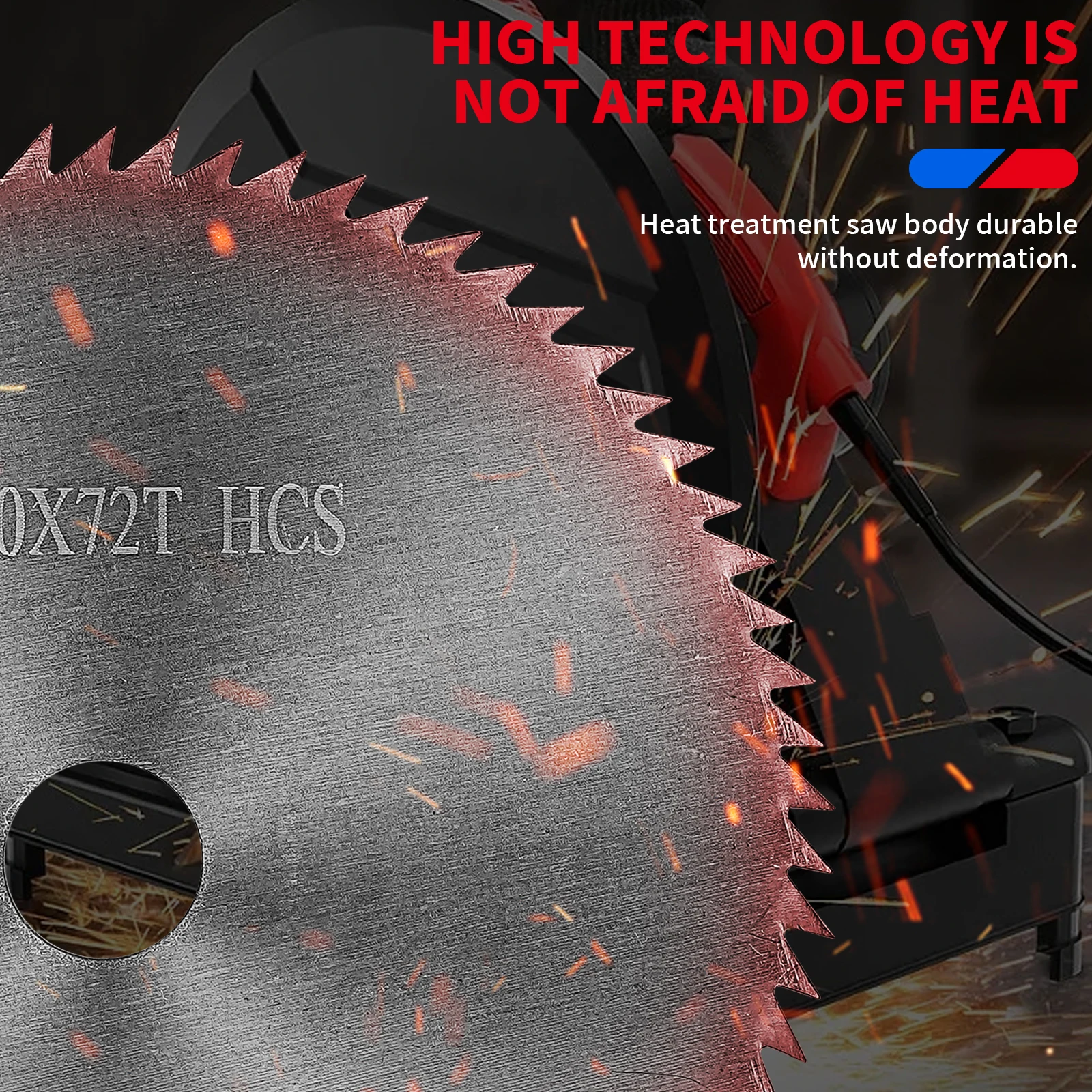 3inch Carbide Circular Saw Blade Cutting Disc Power Tool Accessories for Wood Plastic Cutting 72T Saw Disc