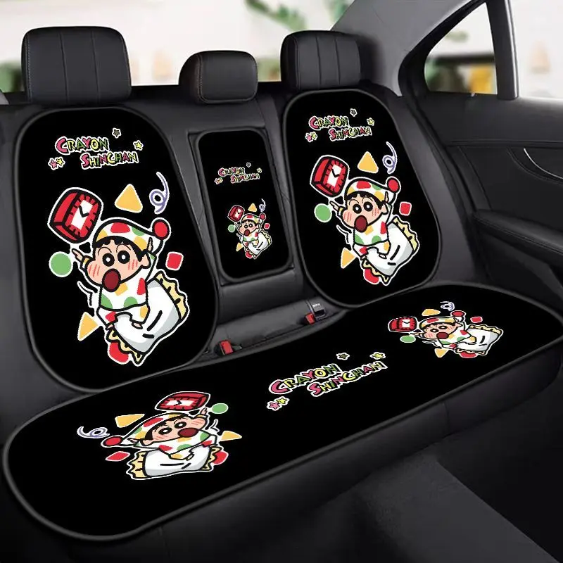 Crayon Shin-chan Nohara Hiroshi Anime Peripheral Car Seat Cushion Comfortable and Soft Bum Pad Female Car Interior Decoration view 3