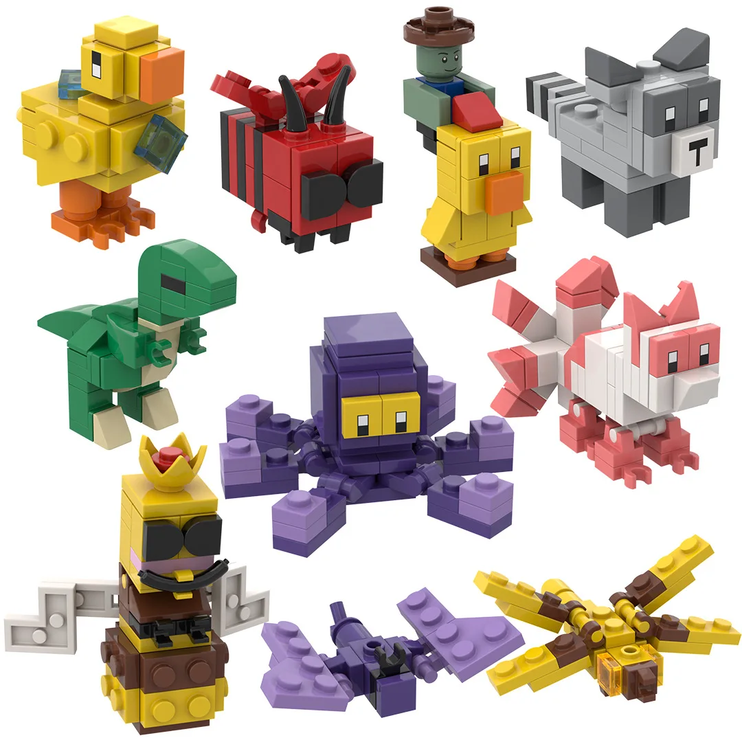 

Grow A Garden Building Blocks Игры Фигурки Куклы Фигурка Игра Grow A Garden Игрушка Курица Жокей Кирпичи Сборка Игрушки Дети