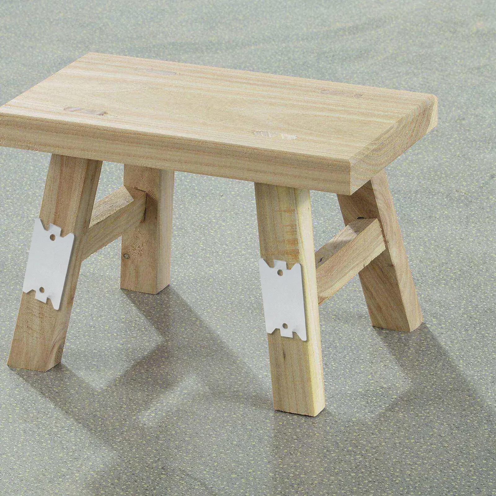 

50Pcs Metal Plates 2.4x1.5 Inches Cable Protection Plates Sharp Pointed Legs for Wood Studs Wire Protection Guard