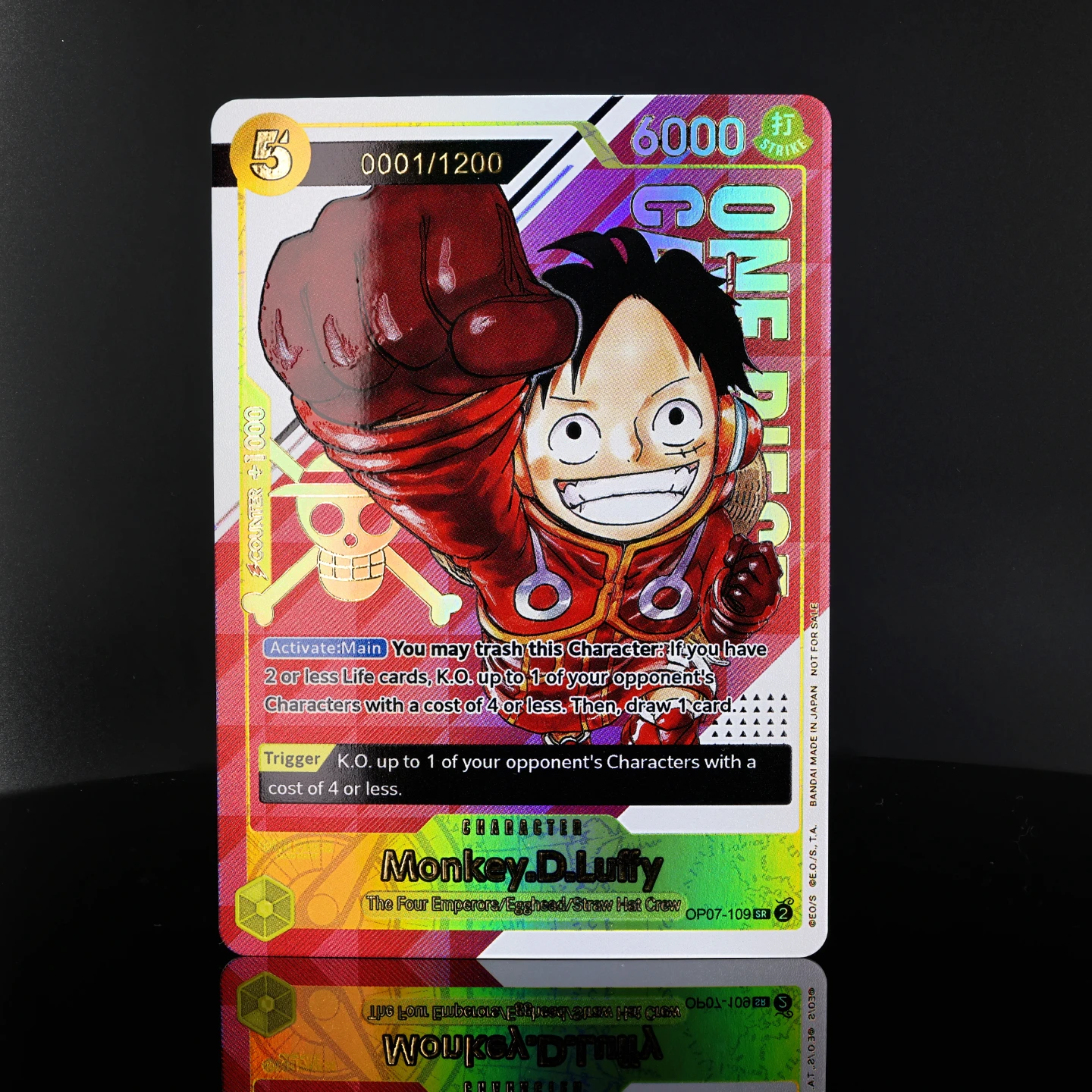 

Набор коллекционных карт Champion One Piece TCG OPCG на английском языке OP08-118 OP07-109 EB02-006 EB04-061 ST01-001 OP01-120 OP12-120 с золотым тиснением