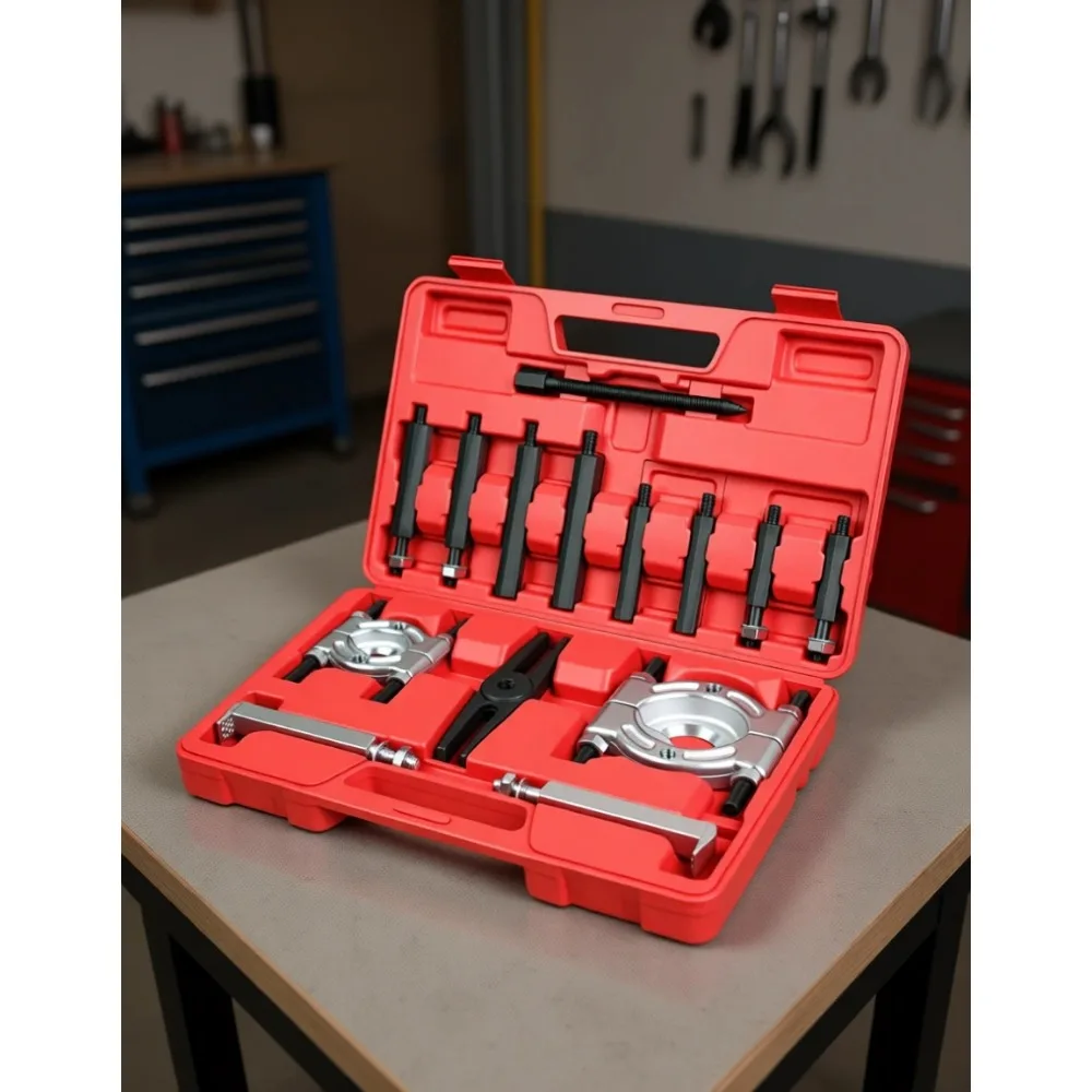 

14pcs bearing separator puller set 5 ton 2 and 3 inch bearings splitter kit