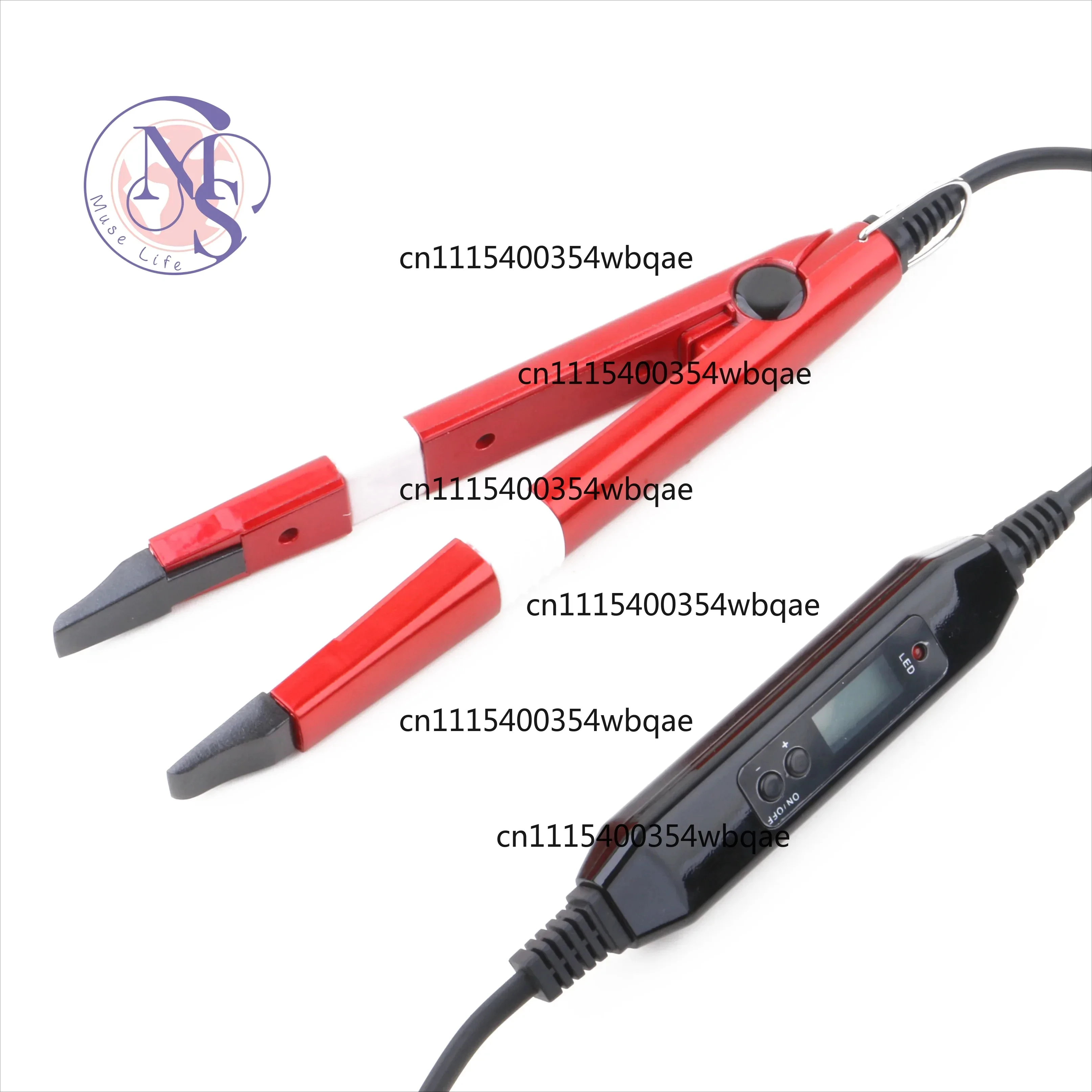 ZOCI-FOR-Mini Keratin Hair Extensions Heating Iron LCD Display Temperature Controllable Hair Connector Heat Styling Tools