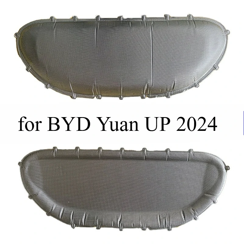 Engine Hood Insulation Cotton with Aluminum Foil for BYD Yuan UP 2024 Car Hood Sound Deadening Mat Heat Shield Pad