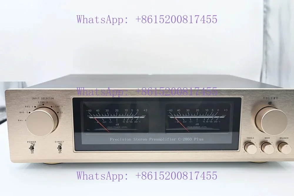 RCA/XLR Input 110V/220V Power Amplifier Pre-amplifier Brand New Refere To Accuphase C-2860 Plus Fully Balanced Pre-amplifier