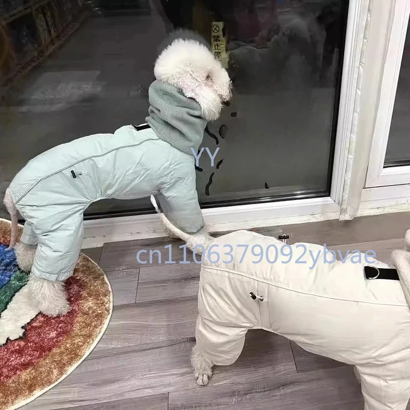 New Autumn Winter Pet Dog Coat - Warm Four-Legged Padded Clothes For Puppy Outdoor Wear