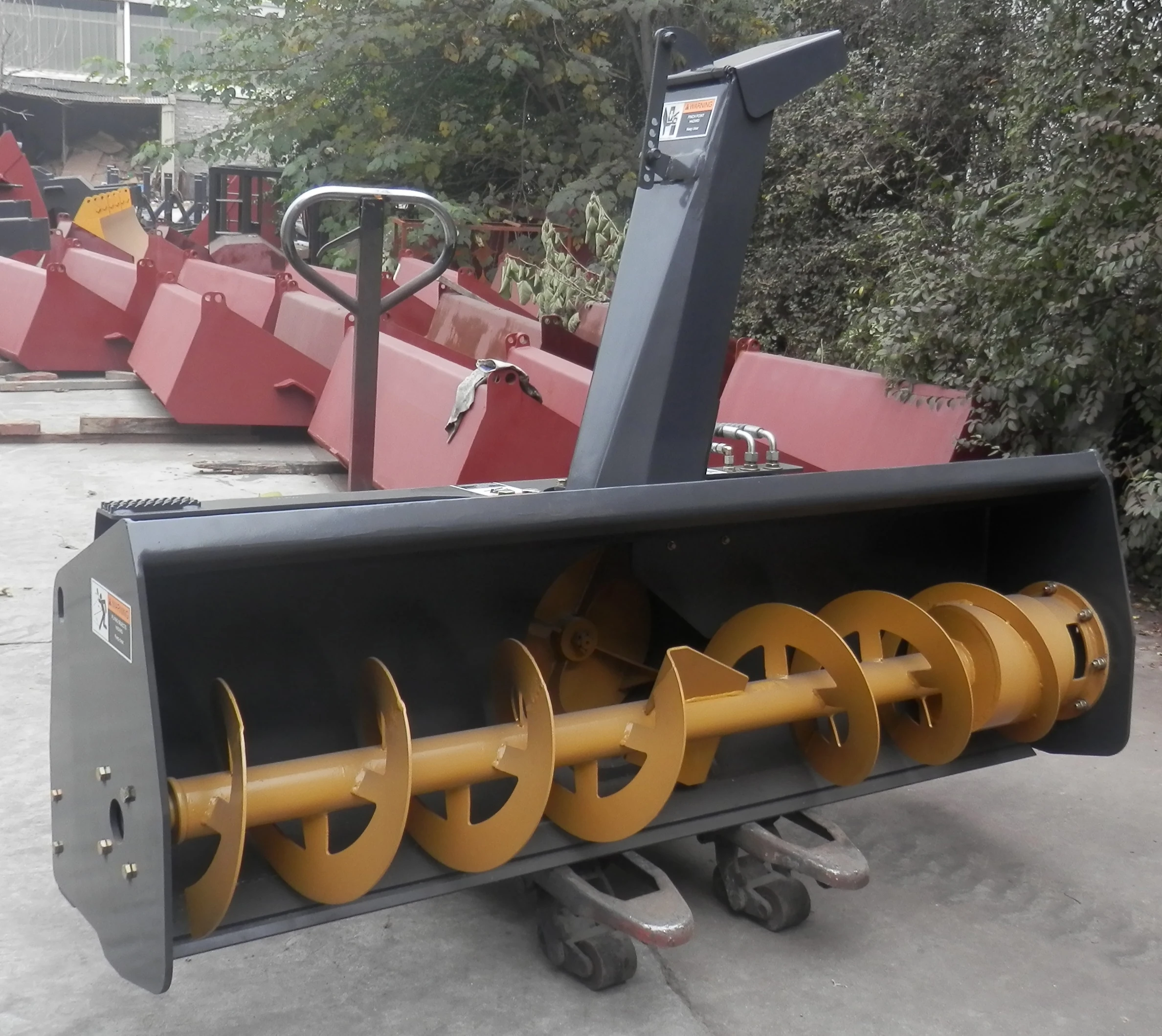 RSBM Skid Steer Loader Snow Thrower