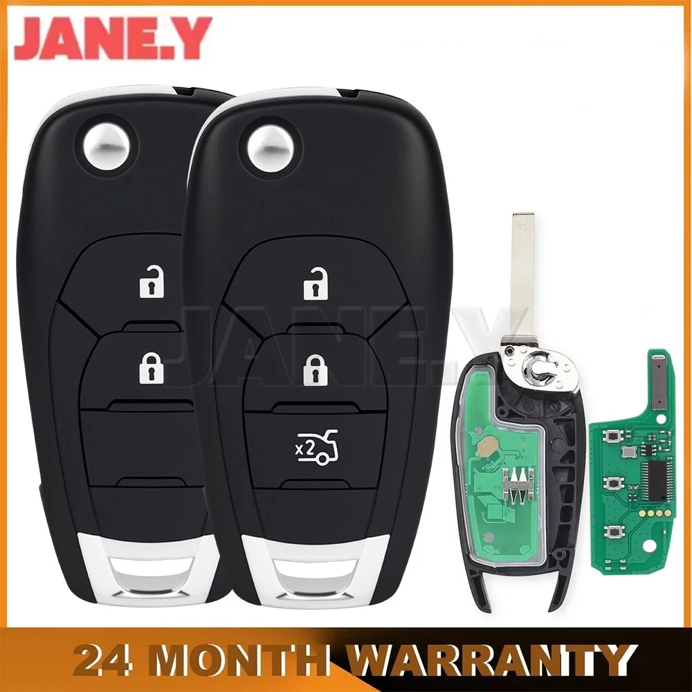 

Filp Car key Remote Control For Chevrolet Cruz 2015 Trax Sonic Spark 2021 Onix RS 4A chip 433.92Mhz FSK 2/3 Buttons Car Key