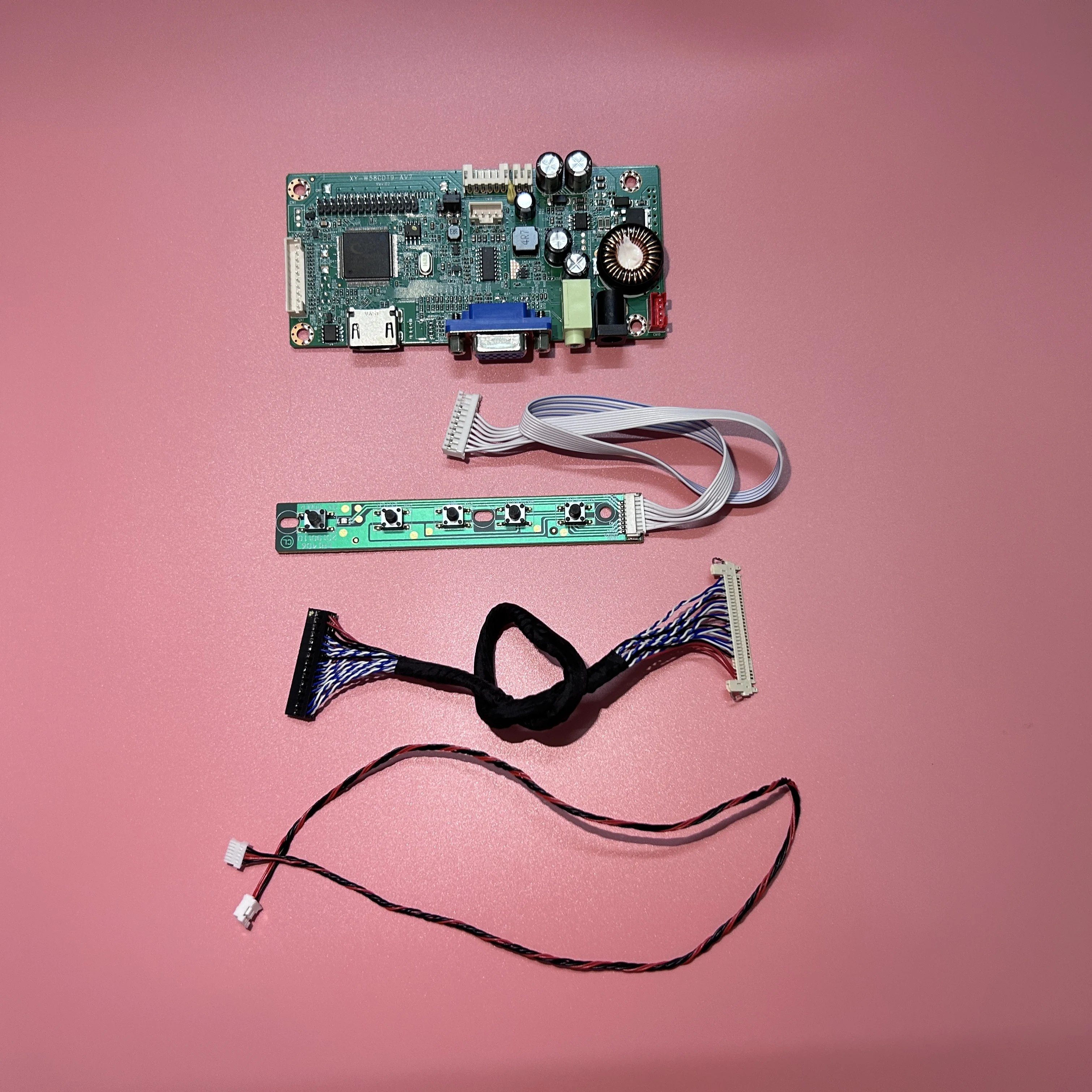 M270HGE-L10/L20/L30 комплект платы управления приводом для 27 дюймов 1920x1080 HDMI-совместимый с VGA на 30Pin LVDS, DIY дисплей, фотоподсветка