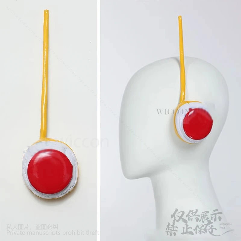 エッグヘッドアイランドコスプレ衣装,アニメ,ロビンリス波アクセサリー,革のヘッドフォンの装飾,ハロウィーンのピース