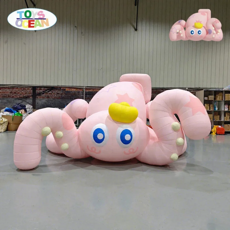 Toys Ocean Custom Commercial Aquatic Animal Inflatable Squid Model Suitable for Activity Decoration