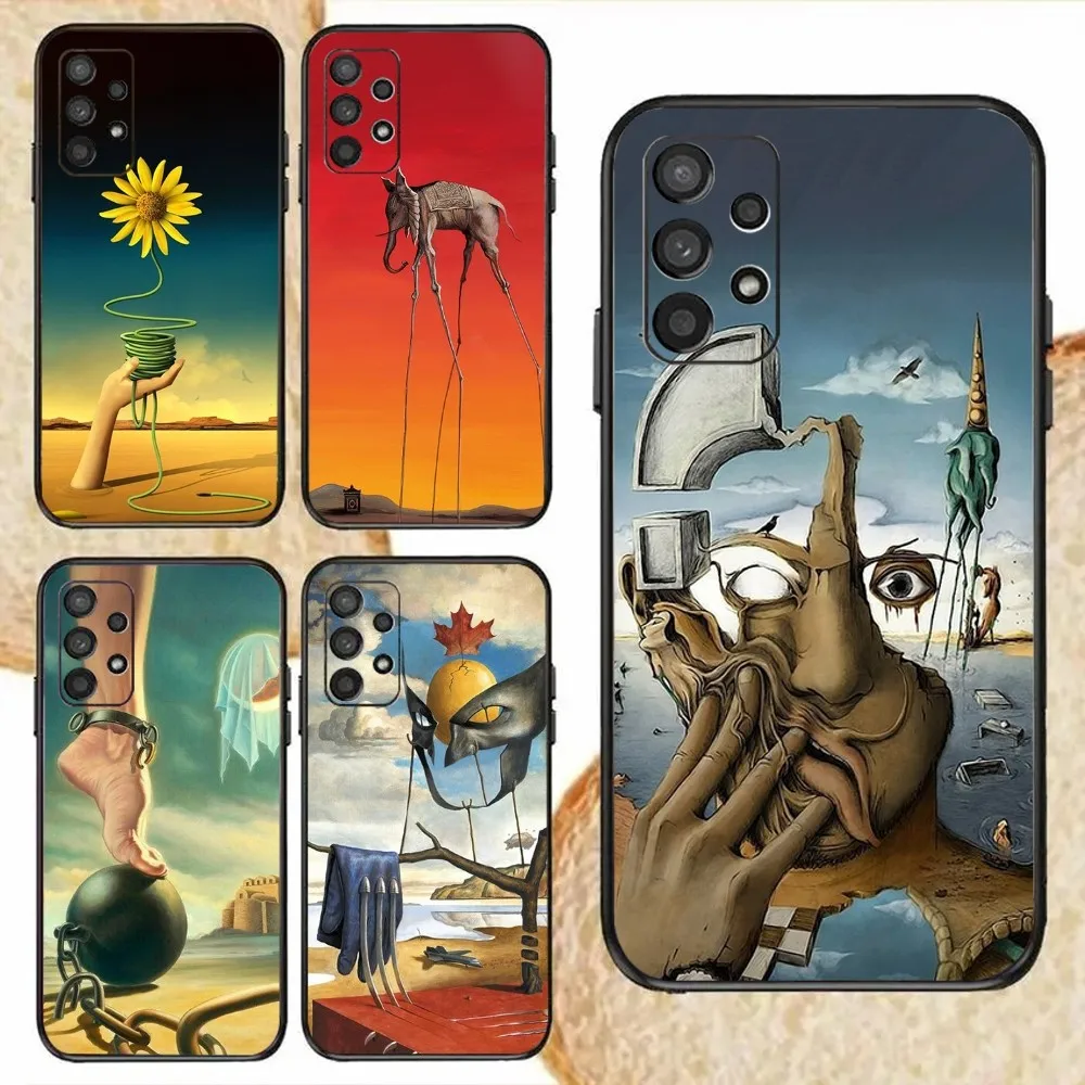 S-Salvador D-Dali Painting Surrealism Phone Case For Samsung Galaxy S24,S20,S21,S22,S23,Fe,Lite,Plus,Ultra,Note Shell