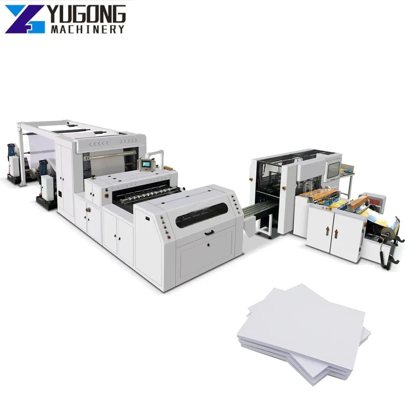 Paper Making Machine Paper Cutting Machine Roll Paper Sheet Cutting Machine A4 Copy Paper Production LineA4 Paper Making Machine