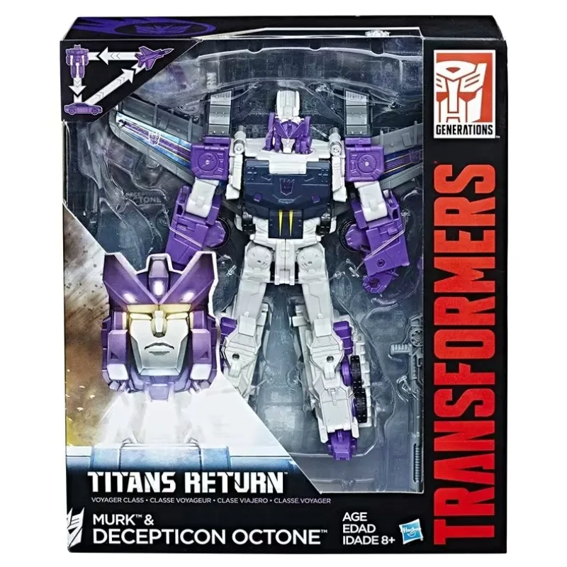 Origineel Hasbro Transformers Toys GENERATIONS TITANS RETURN MURK DECEPTICON OCTONE Anime Figure Collection Model