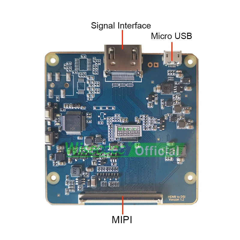 Imagem -03 - Wisecoco 4k Display Monocromático 5.5 Polegada 3d Impressora Mono Tela Lcd 2160*3840 Alta Transmitância Controller Board Mipi