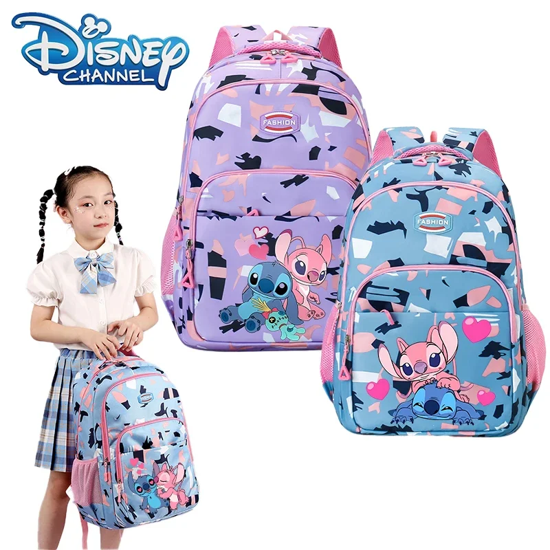 Disney Lilo i Stitch kobiety tornister plecak chłopcy dziewczyna Bookbag torba uczeń nastolatek dzieci plecak tornister plecak Mochila