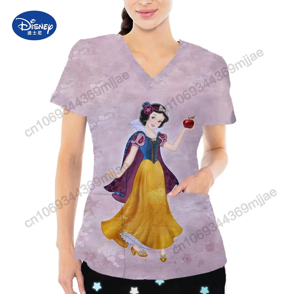 Big Size Women's Clothing Free Shipping Clearance Cartoon Womens Tops and Blouses Pocket Anime Tshirt V-neck Tshirts Woman Yk2