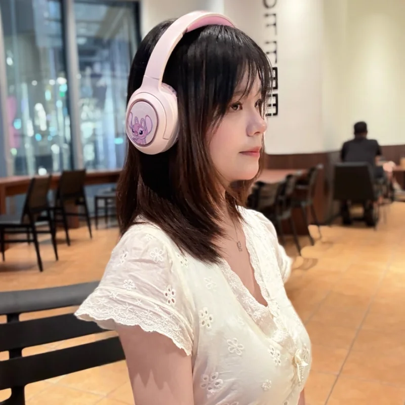 

Stitch Angel Headset Bluetooth Ds-20 True Wireless Sports Noise-Canceling Student Universal Earphones Endurance Gift