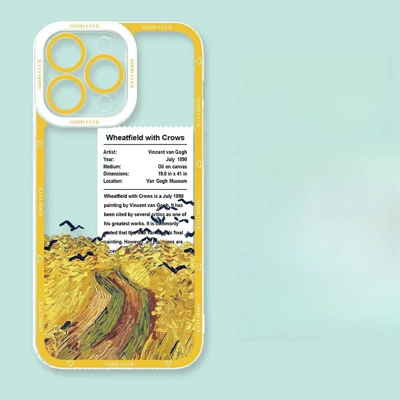 Art Van Gogh Olieverf Telefoon Gevallen Voor Xiaomi Redmi Note 13 12 14 Pro Plus 5G 4G 12S 14C 13C 12C 10C 11 10 10S 11S A2 A1 A3