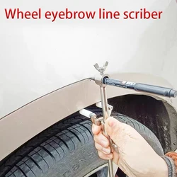 Parallel Wheel Eyebrow Scriber Auto Wheel Eyebrow Parallel Scriber Sheet Metal Dent Repair Tool Body Line Marking Recovery Aid